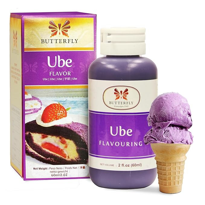 Butterfly Ube Flavoring Extract 2 oz – Purple Yam Essence for Baking, Lattes, Ice Cream, Jam & ... | Amazon (US)