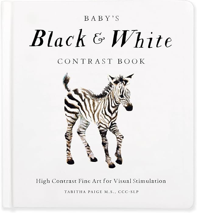 Baby's Black and White Contrast Book: High-Contrast Art for Visual Stimulation at Tummy Time (Our... | Amazon (US)