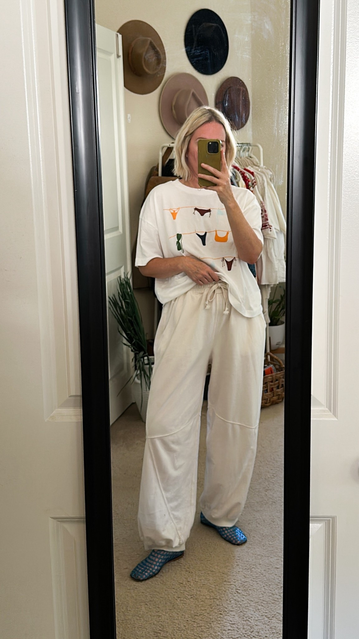 Saturday Comfy 🫶🏻

Small in tee & pants 

#LTKSeasonal #LTKFindsUnder50 #LTKSummerEdit