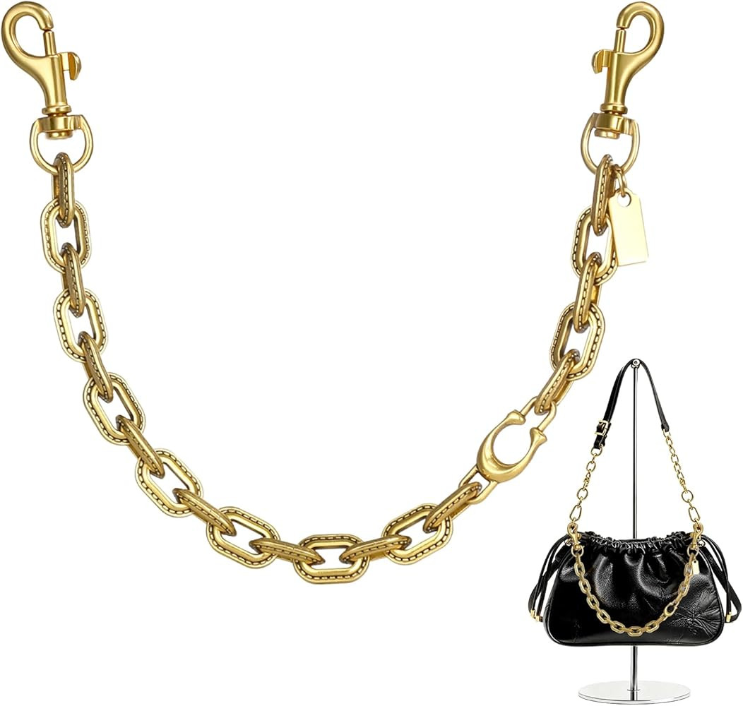 Gold Bag Charms Purse Charm Extender Chain - Gold Vintage Bag Accessories - Cute Handle Replaceme... | Amazon (US)