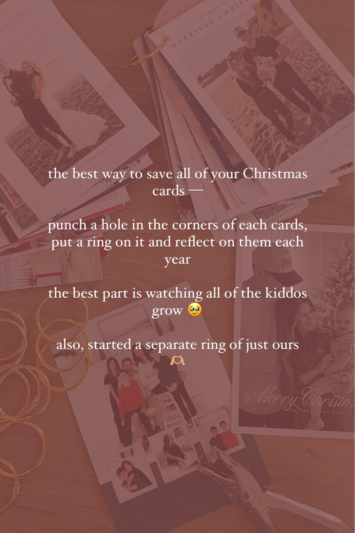 christmas card keepsake 🫶🏼

#LTKFamily #LTKHoliday #LTKSeasonal