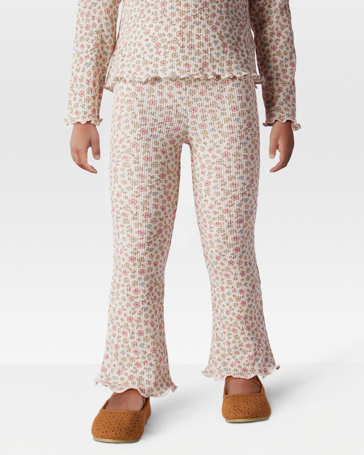 Toddler Floral Thermal Flare Pants | Carter's Inc
