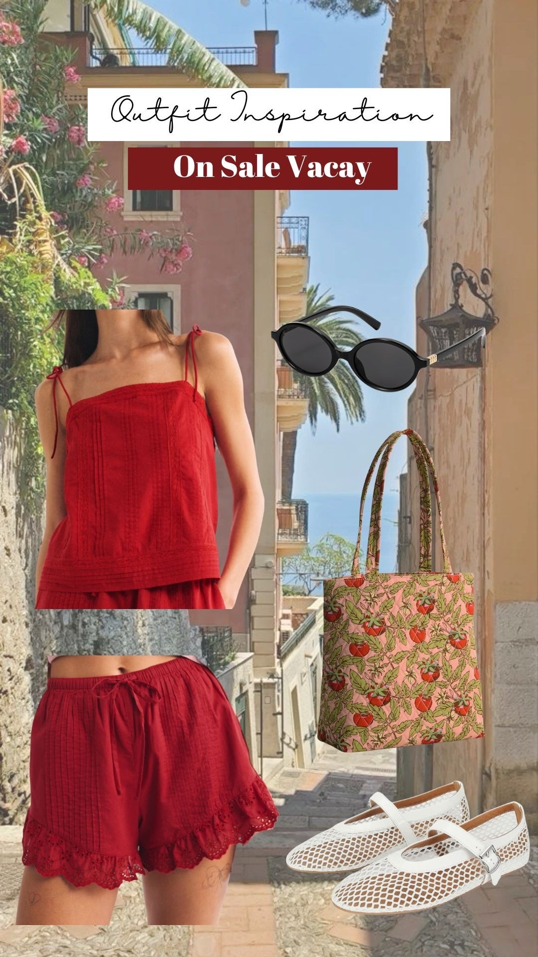 Abercrombie last day 20% off + 15% off code AFSUMMER. Cotton elastic waist shorts set. Vacay outfit idea

#LTKSaleAlert #LTKTravel