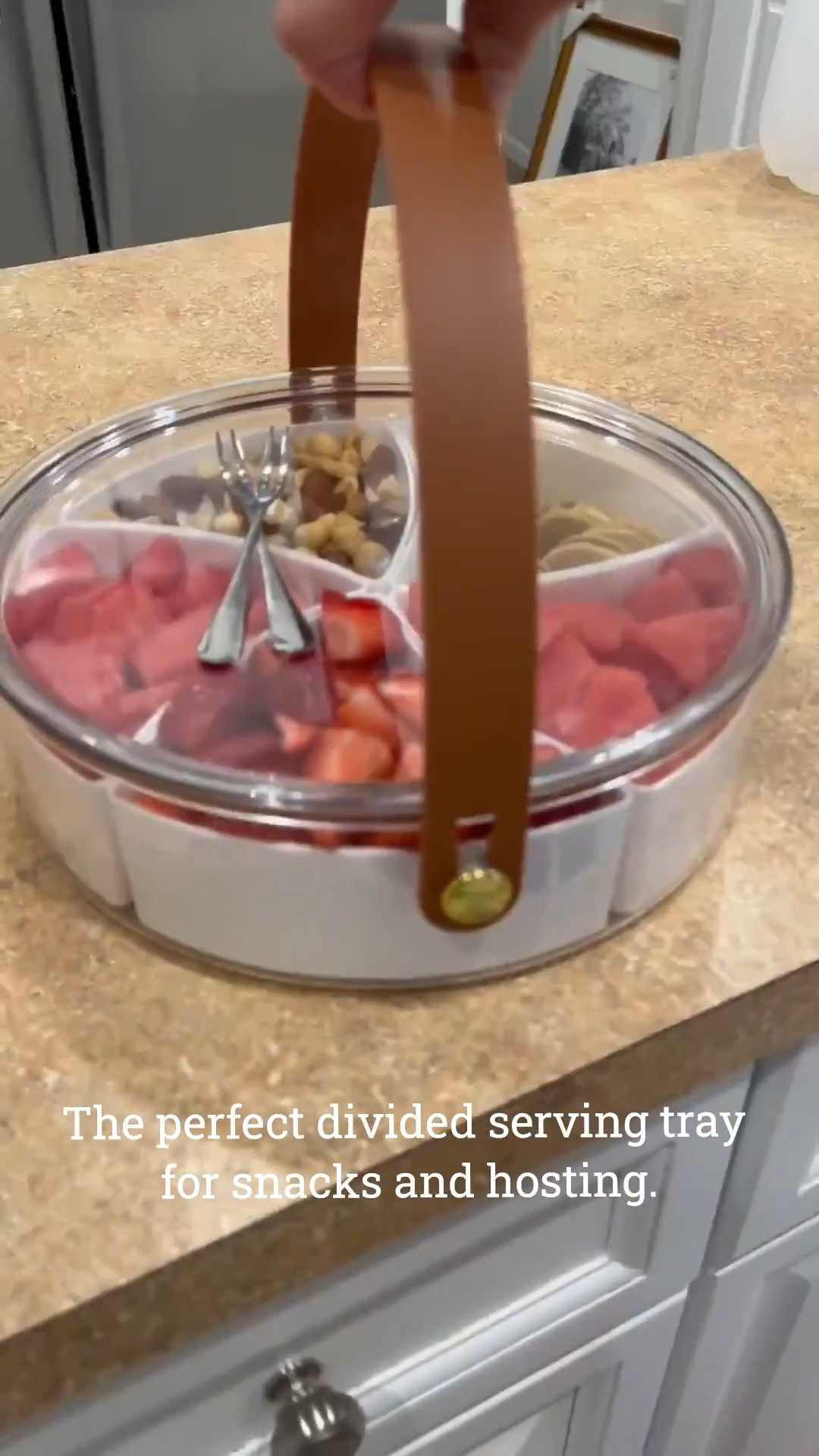 Obsessed with how functional this  serving tray is. It keeps everything organized and looks so good on the table.

#LTKHome