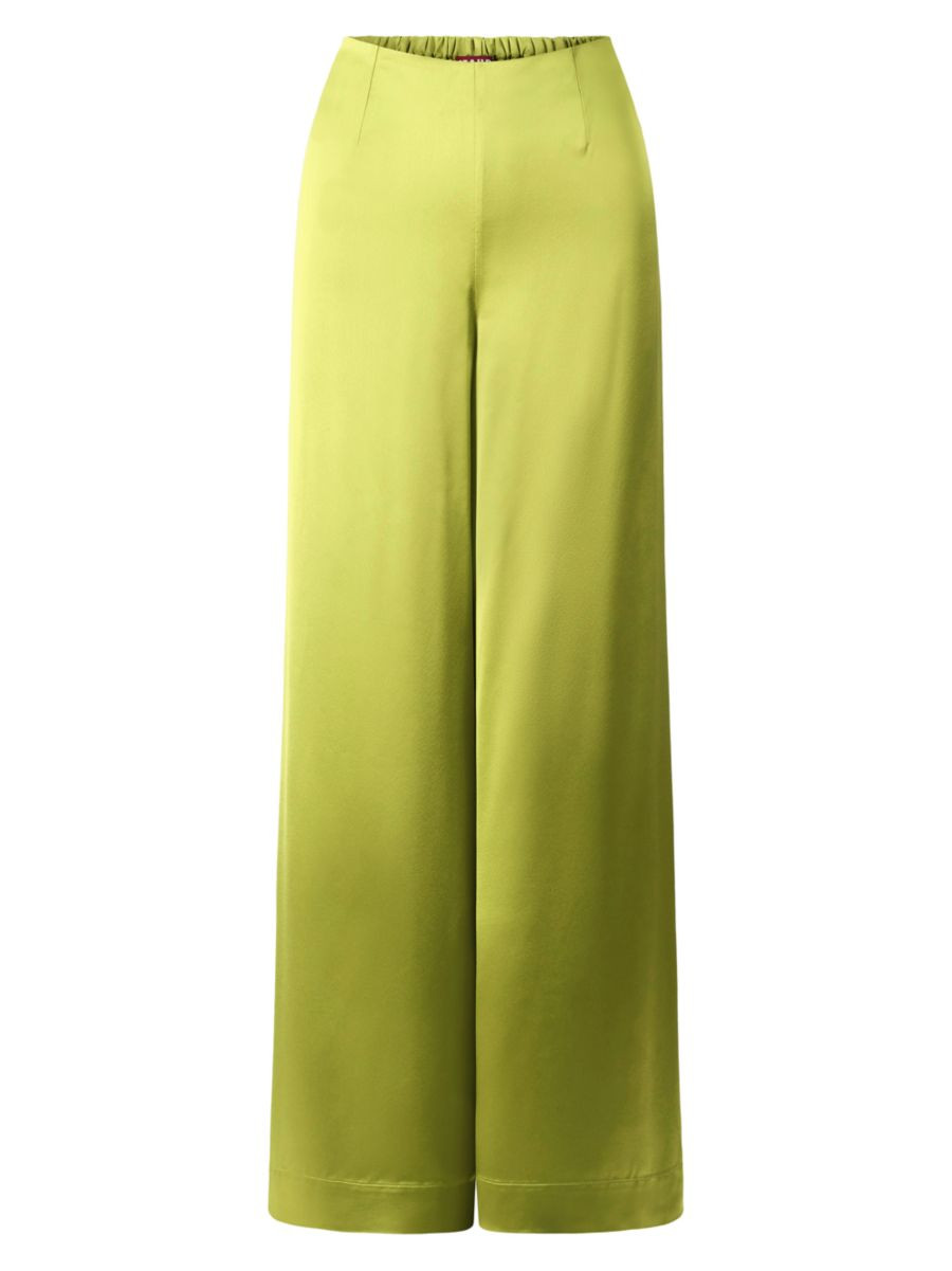 Luke Satin Wide-Leg Pants | Saks Fifth Avenue