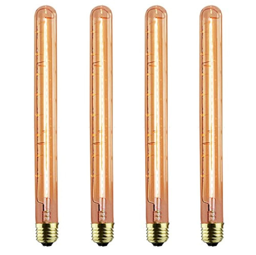 Bravelights pack of 4 pcs Long Filament T300 (T10) Vintage Light Bulb(40W) | Amazon (CA)
