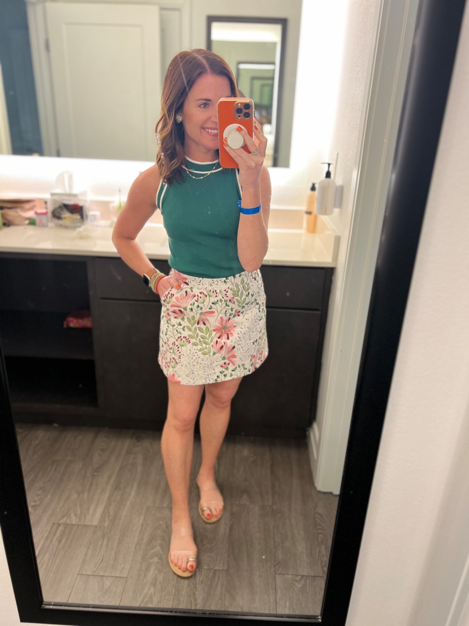 Vacation Outfit 
Spring Outfit 
Skort size small.  
Tank size small.  

#LTKStyleTip #LTKPetite #LTKFindsUnder50