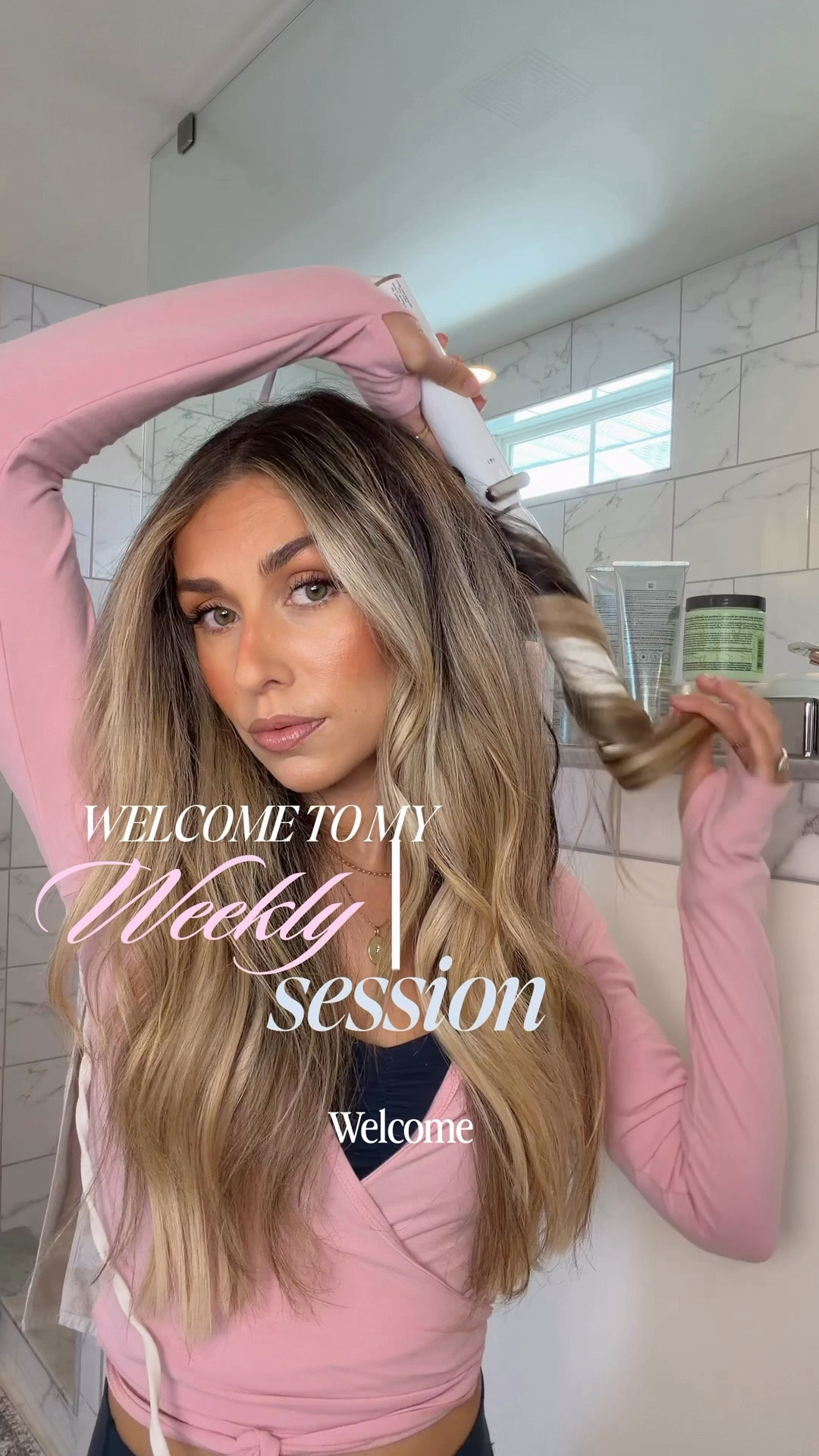 Weekly Hair-apy Session in ✨progress✨ it’s hair wash day & tbh it’s a whole process, but with my allergies in full force a nice long steamy shower couldn’t be more perfect! 

I have naturally curly, course, dry, frizzy hair, with one row of hand tied extensions added in PLUS to top it all off, I’m exiting postpartum (when does that actually end 💀) so it’s been a year of shedding, regrowth & all the things ☁️🥥🛁 I typically focus on my scalp, hydration and keeping my blonde nice and bright! Side note: apparently my fave blonde toning line from Bondi Boost is no more, so I am taking all the recs plz and thanks! 

Let me know if you want a more detailed hair wash routine, but I’m excited to kick off this series and share all things hair 🫶🏼 as always, everything I use for my hair routines, tools & products are in my LTK! 

#haircare #hairroutine #hairwashday #hairstyles #hairtutorial 

#LTKgrwm #LTKBeauty #LTKselfcare