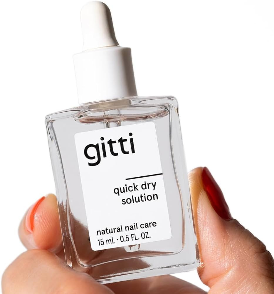 gitti Quick Dry Solution I Nail Polish Drying Drops, Plant-based, Non-toxic, 100% Natural Ingredi... | Amazon (US)
