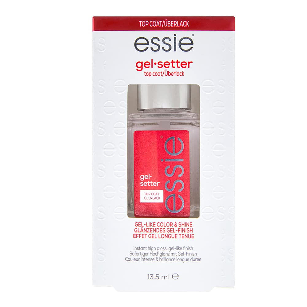 essie Nail Care, 8-Free Vegan, Gel Setter Top Coat, gel-like finish nail polish, 0.46 fl oz | Amazon (US)