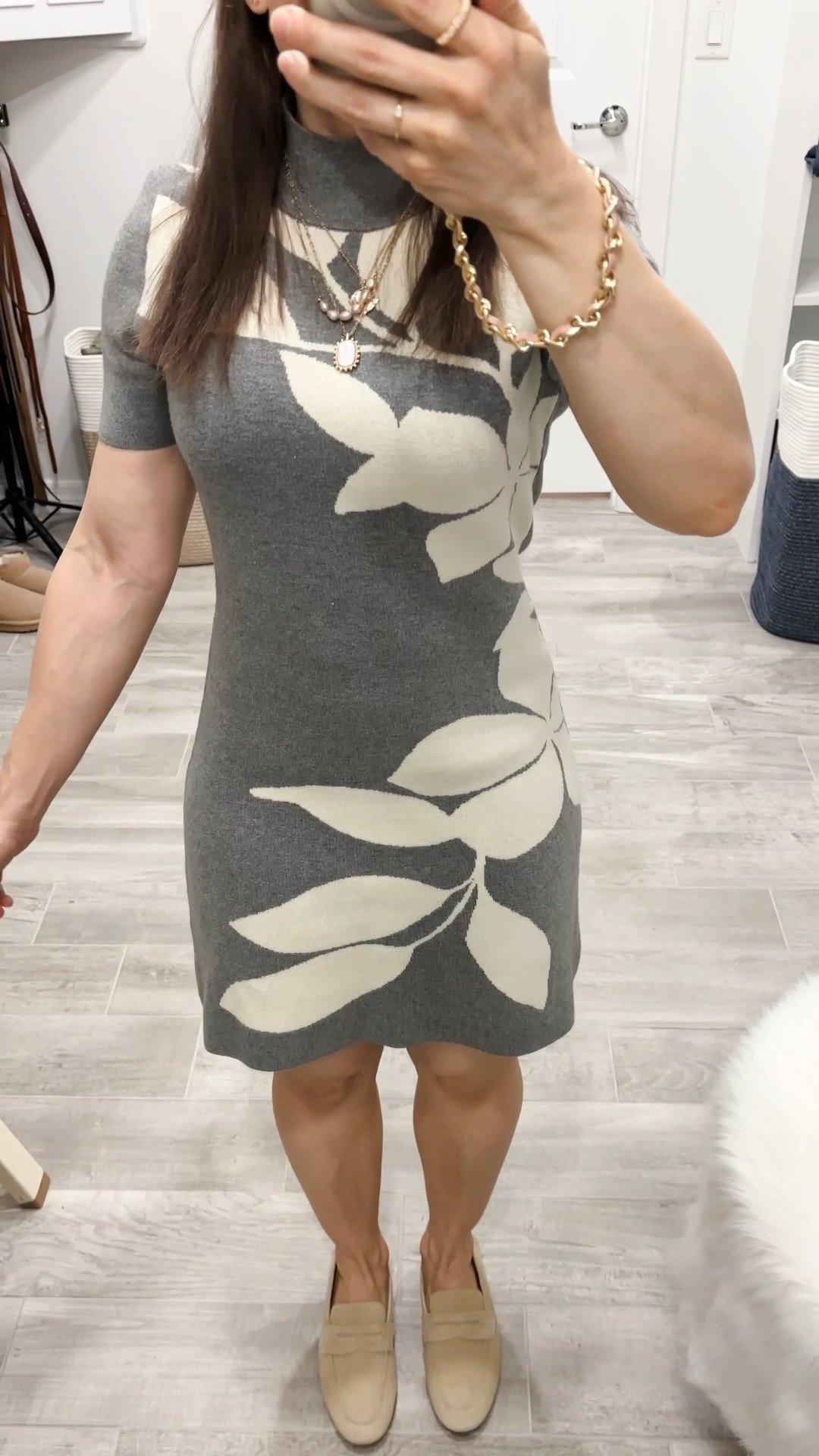 Mock neck office approved and petite friendly dress - wearing my true size petite XS 

#LTKPetite #LTKSpringSale #LTKWorkwear