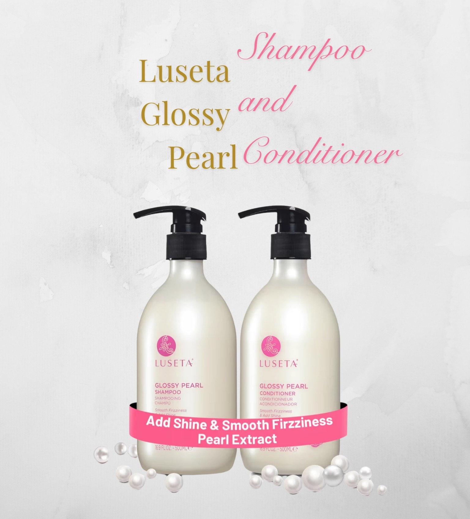 Soft, shiny, and zero frizz? Yes please 💁🏼‍♀️✨  

I’ve been using the Luseta Glossy Pearl Shampoo + Conditioner and my hair has never felt smoother or looked this glossy. It adds the prettiest shine without weighing my hair down 🤍  

If you’re fighting frizz or dullness, this duo is a must-try—your hair will thank you ✨  

#LTKbeauty #haircarefavorites #glossyhair #frizzfreehair #beautyfinds #hairroutine #

#LTKBeauty #LTKdayinmylife