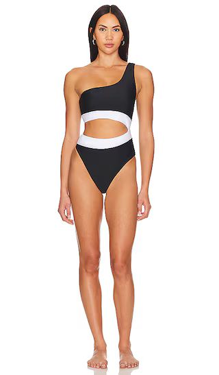 Aleah One Piece in Black & White | Revolve Clothing (Global)