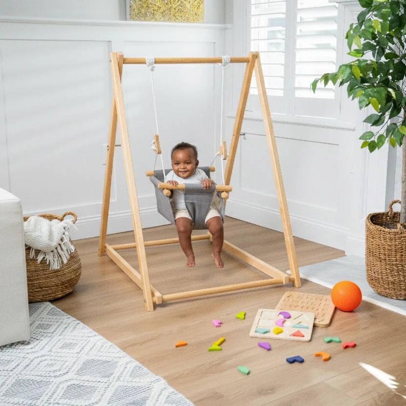 Foldable Toddler Swing & Baby Swing Set | Spruce | Avenlur | Avenlur