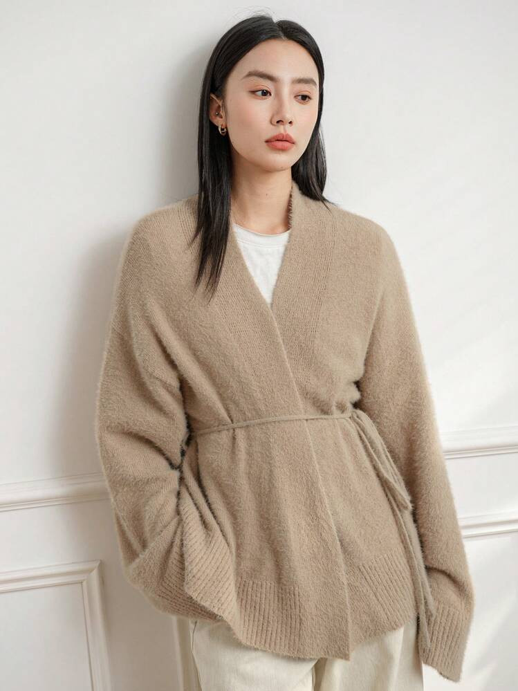 Dazy-Less Simple Solid Color Knitted Cardigan For Women, Fashionable And Casual For Everyday Wear | SHEIN