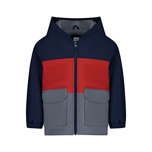 Simple Joys by Carters Kids Raincoat (Baby, Toddler, Kids Sizes), Navy/RED, 4 | Amazon (US)
