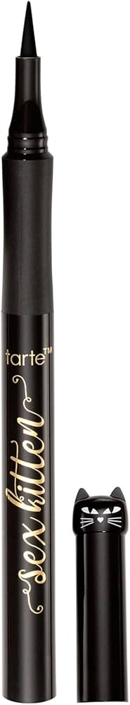 Tarte Sex Kitten Liquid Liner – Black Full Size Liquid Eyeliner Pen with Castor Oil for Bold, N... | Amazon (US)