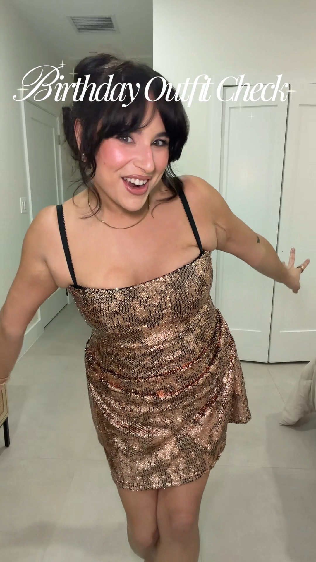 Birthday outfit check: Life of a Showgirl edition ✨ Dress: @Oh Polly #BirthdayOOTN  
#ShowgirlTheme  
#OhPollyDress  
#midsizefashion 
#birthdaydress 

#LTKootd #LTKmomlife #LTKMidsize