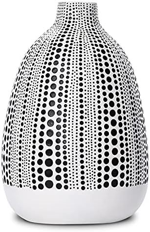 Quoowiit Black and White Vase, Decorative Vase for Home Office Decor, Decorations for Living Room Be | Amazon (US)