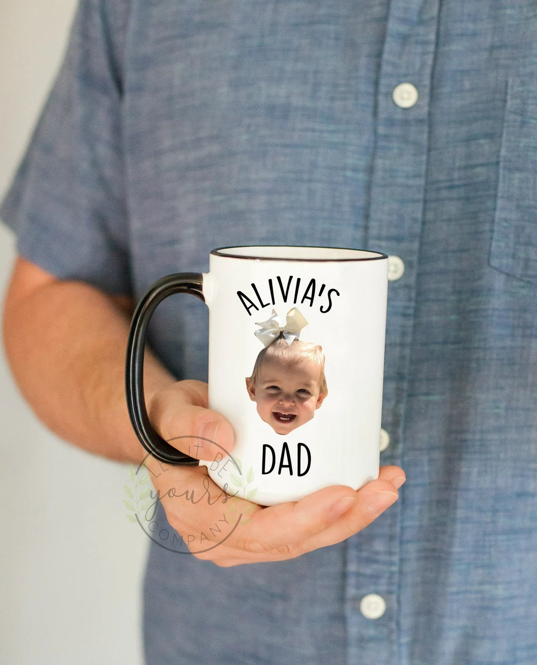 Personalized  Gift, Baby Photo Gift, Christmas Gift, Gift For Dad, Personalized Photo Mug, Photo ... | Etsy (US)