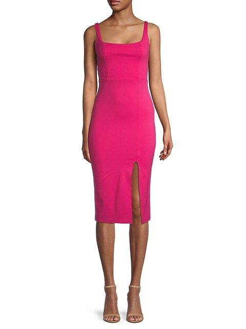 Front-Slit Midi Dress | Saks Fifth Avenue OFF 5TH