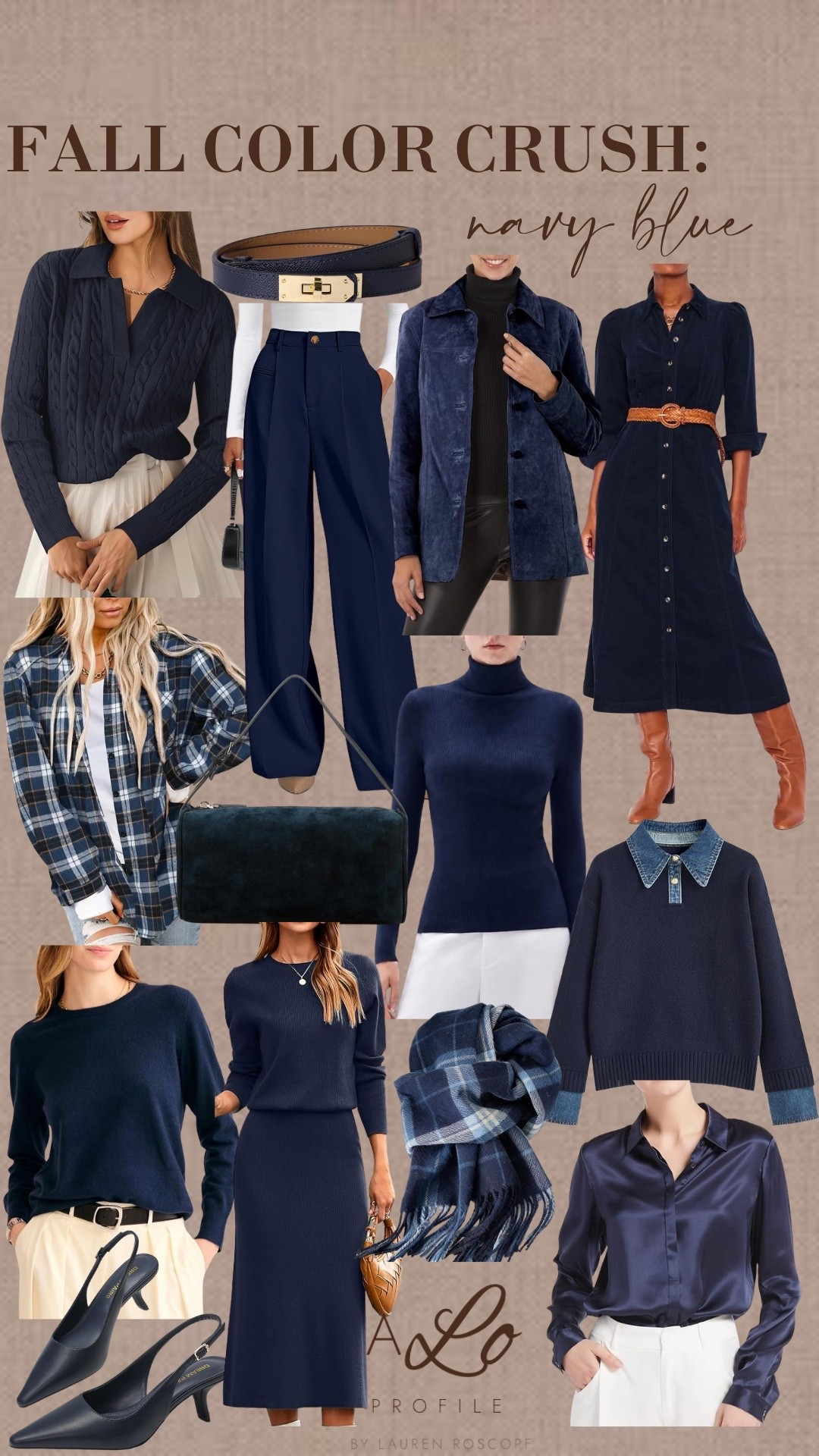 Amazon Fall Color Crush: Navy // fall outfit, fall fashion, fall style, fall transition, transitional fall outfit, fall collection, fall outfit ideas, fall inspo, fall wardrobe, outfits for fall, trending fall colors, fall color trends