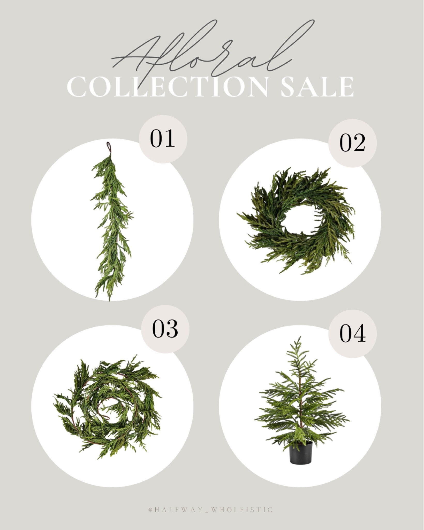 Afloral’s real touch Norfolk pine collection is on sale! This viral garland always sells out early, so snag it before it’s gone 🌲 Use code NORFOLK25 for 25% off.

#christmas #holidaydecor #mantel #wreath #winter 

#LTKSeasonal #LTKSaleAlert #LTKHoliday