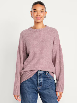 SoSoft Crew-Neck Tunic Sweater | Old Navy (US)