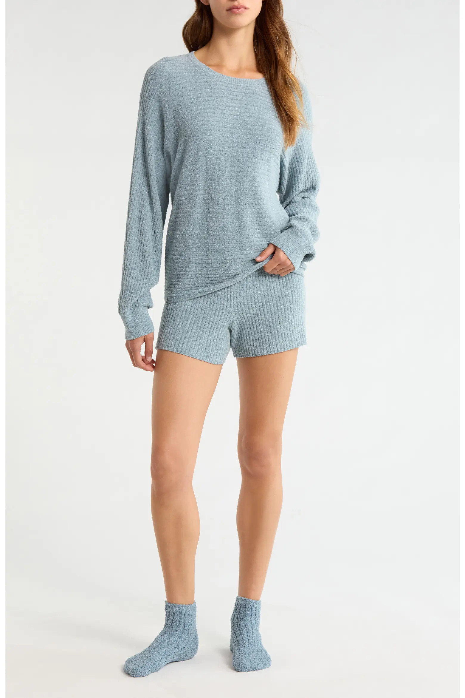 CozyChic® Ribbed Pullover & Shorts (Women) | Nordstrom | Nordstrom