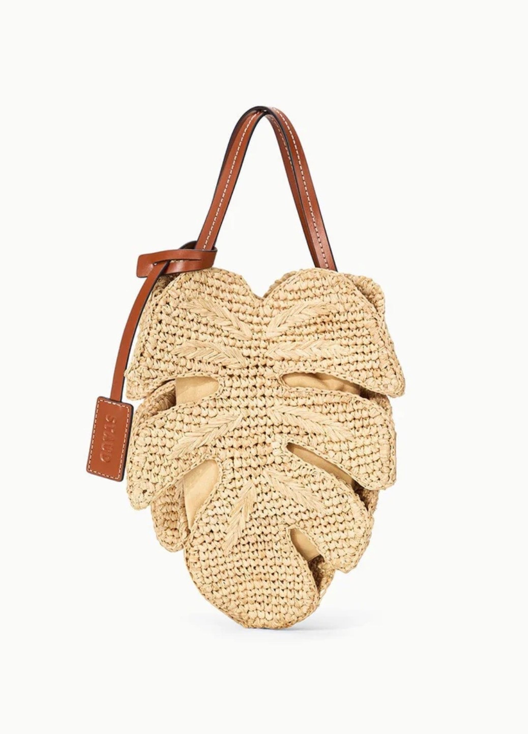 Staud PALM RAFFIA BAG NATURAL TAN

Palm-shaped raffia bag with tan leather handles. Crafted from woven raffia, this sculptural bag offers both style and practicality

#LTKTravel #LTKSeasonal #LTKWorkwear