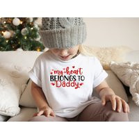 Daddys Girl T-Shirt, Daddy's Onesies, My Heart Belongs To Daddy, Oddler T Shirts, Baby Valentine's S | Etsy (US)