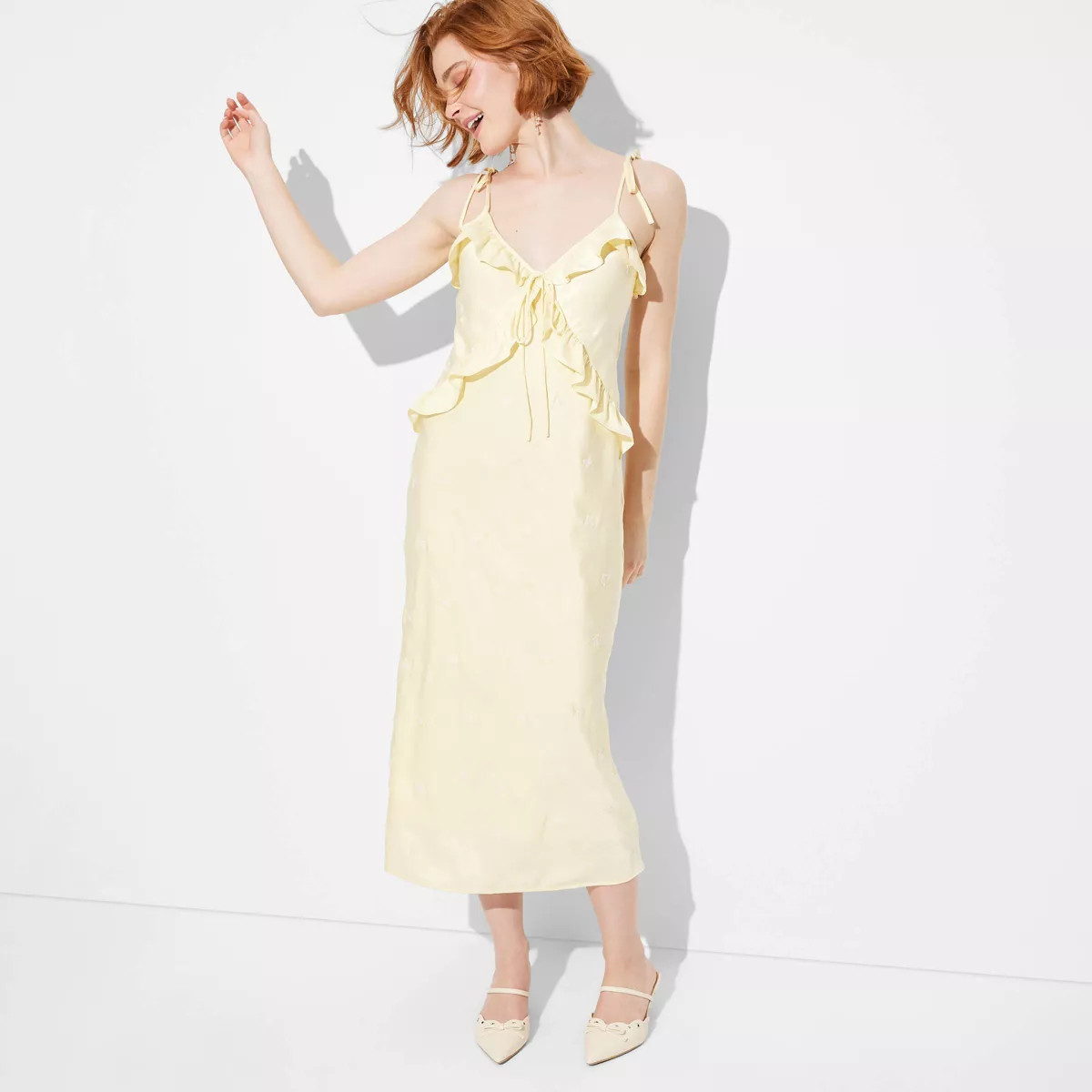 Women's Ruffle Maxi A-Line Dress - Wild Fable™ | Target