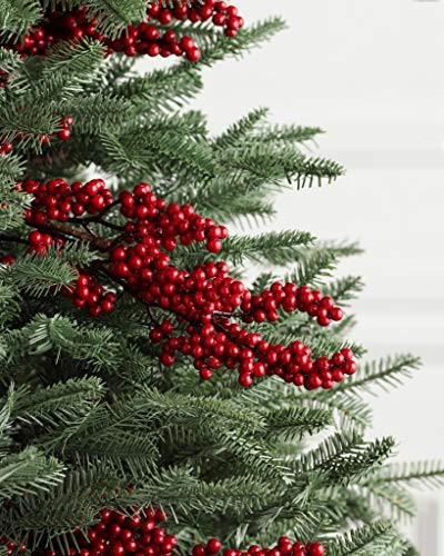 Balsam Hill Small Red Berry Artificial Christmas Tree Picks, Set of 12 | Amazon (US)