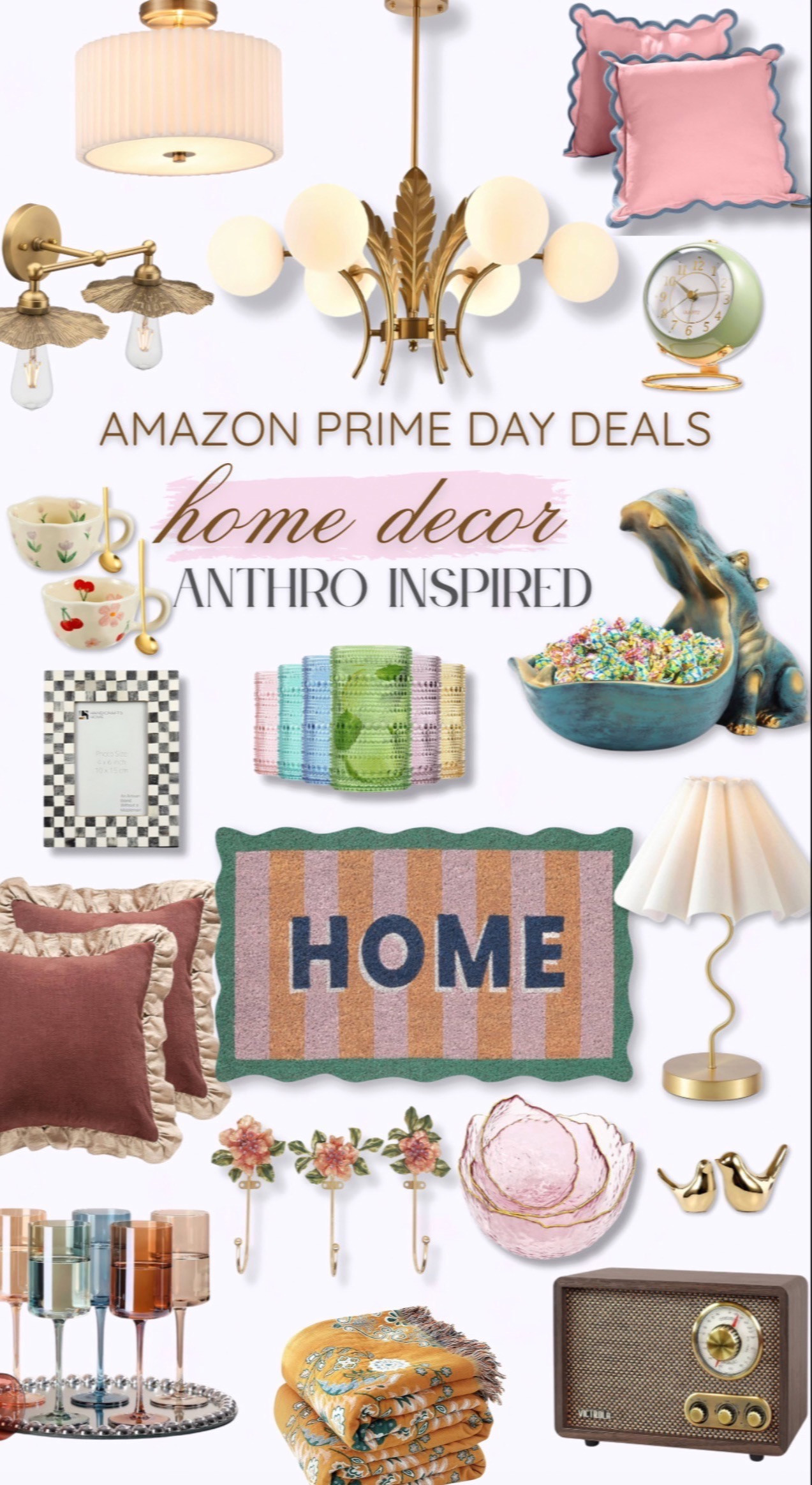 ✨ PRIME DAY DEALS ✨
Anthropologie-inspired home finds — all marked down for Prime Day 🛋️💐

– Fluted coupe glasses
– Leafy wall hooks
– Ruffle-edge pillows
– Sculptural lighting
…plus more linked in the post

Tap to shop 🛒
#AmazonPrimeDay #LTKsalealert #AnthroVibes
 

  

#LTKSaleAlert #LTKHome #LTKFindsUnder50