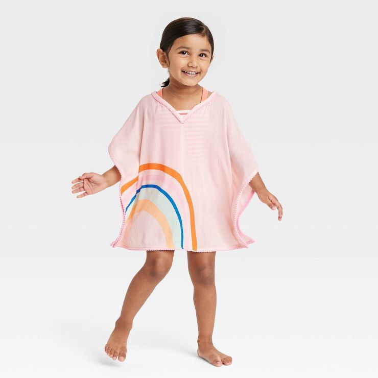 Toddler Girls' Rainbow Cover Up Dress - Cat & Jack™ Rainbow | Target