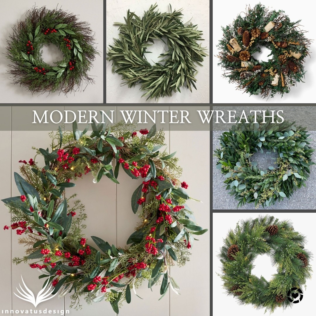 Modern winter wreaths are ideal for giving your front door and porch area a little glow up this festive season! Plus - by choosing a modern winter wreath, it will see you through all the cold months. Here are our favorite modern winter wreaths! 

#LTKHoliday #LTKSeasonal #LTKHome