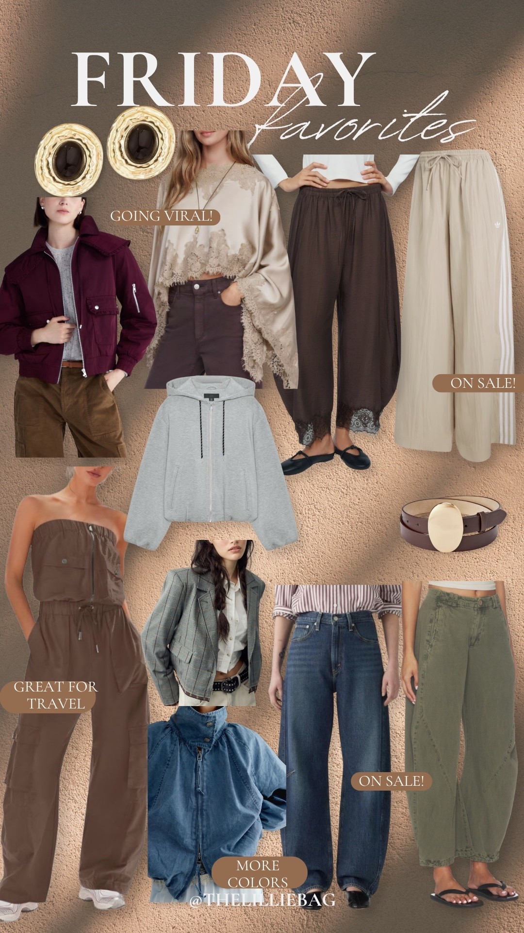 This week's Friday Favorites are all about the rich fall colors! 🤎🍷 Chocolate brown, burgundy, cozy knits + some really cute new arrivals! A new wash in the denim, the prettiest Amazon cardigan, Walmart finds, and those suede boots that go with EVERYTHING. Plus, a few beauty favorites mixed in because I couldn't leave them out! �

Jewelry. Fall date night. Workwear. Jackets.