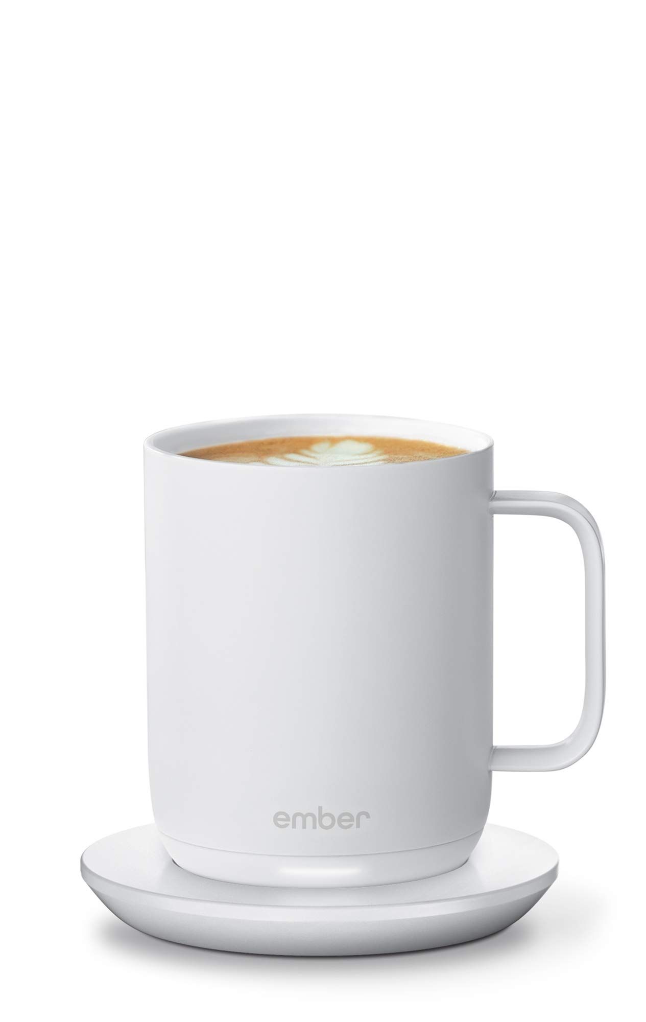 Ember Temperature Control Smart Mug 2, 10 oz, White, 1.5-hr Battery Life - App Controlled Heated Cof | Amazon (US)