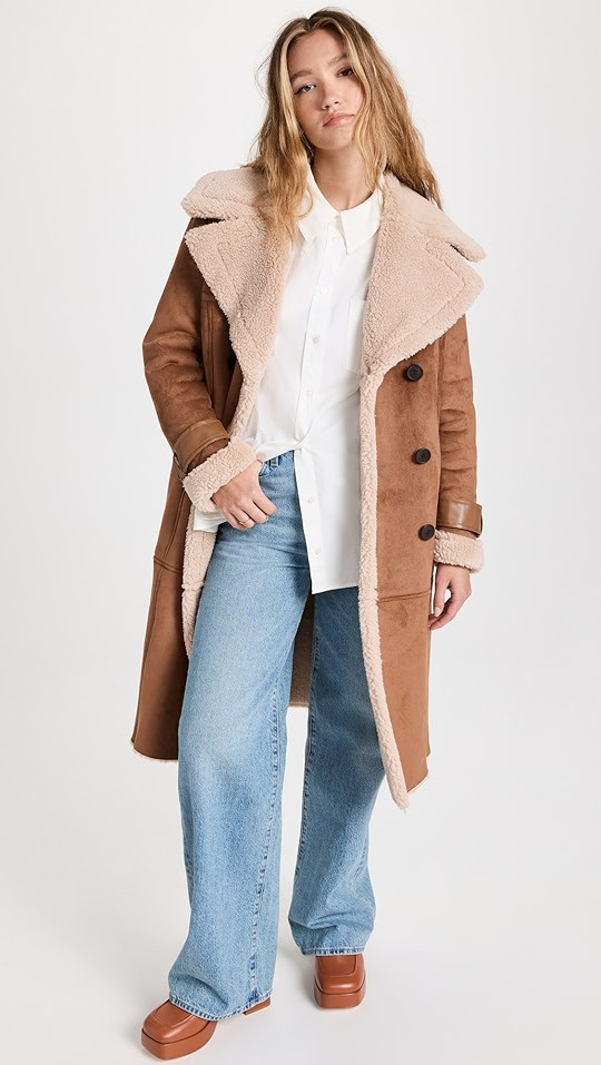 Avec Les Filles Shearling Coat | SHOPBOP | Shopbop