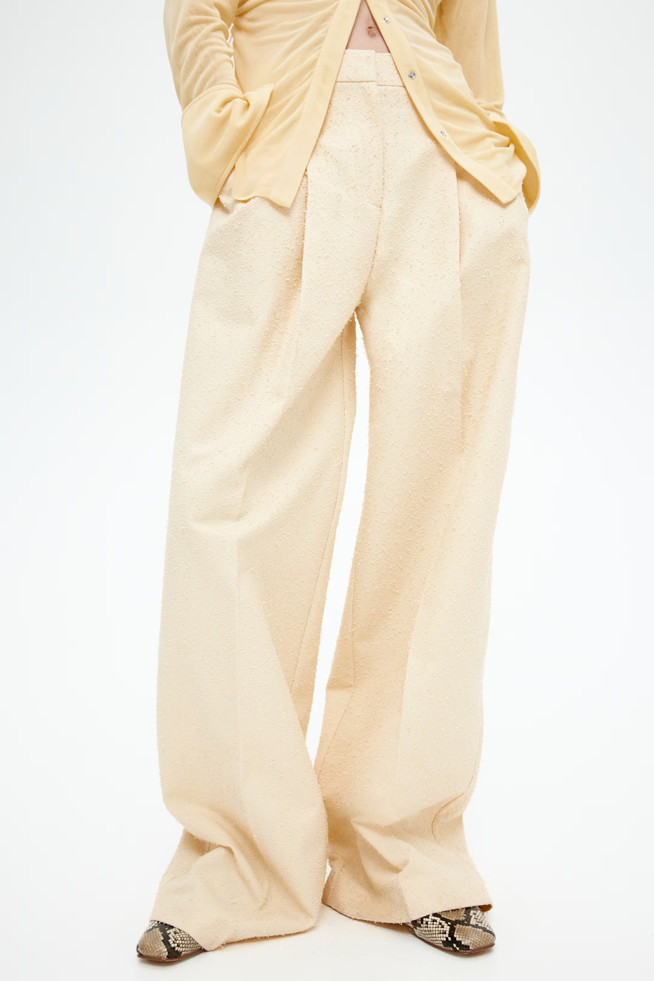 Wide tailored trousers | H&M (UK, MY, IN, SG, PH, TW, HK)