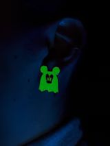 Mickey Mouse Disney Ghost Glow-in-the-Dark Earrings | BaubleBar (US)