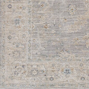 Surya  Avant Garde 8 x 10 Light Grey Indoor Medallion Oriental Area Rug | Lowe's
