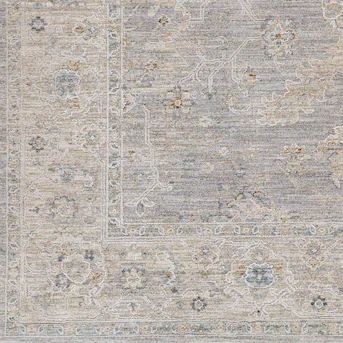 Surya  Avant Garde 8 x 10 Light Grey Indoor Medallion Oriental Area Rug | Lowe's