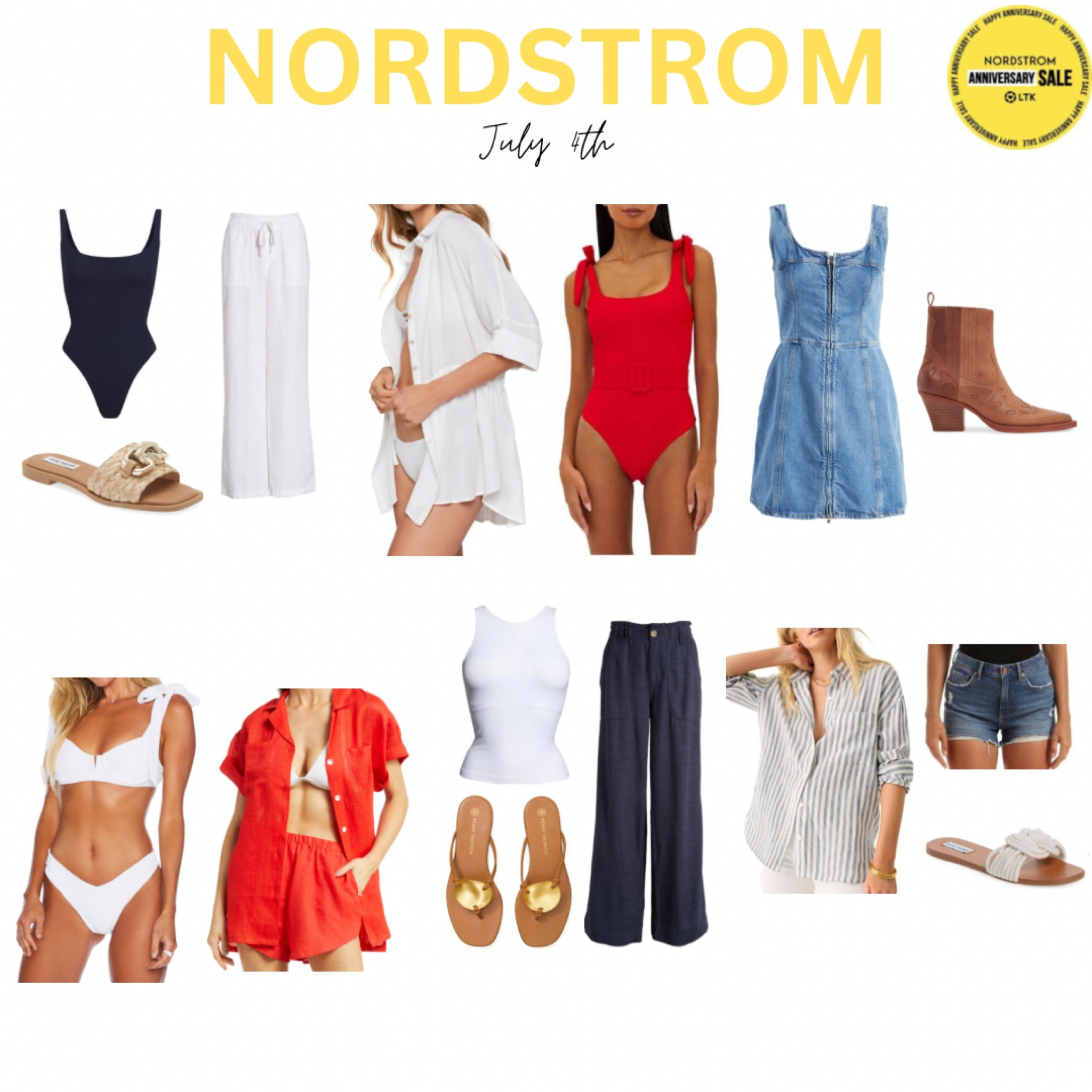 July 4th meets ❤️
Fourth of July looks with pieces that can be used all summer long 🤩

Linen pants, skims , bodysuit, sandals, red swimsuit, swim, jean shorts, skims bodysuit, skims tank top, cowboy boots, coastal cowgirl, coastal granddaughter, linen sets 

#LTKxNSale #LTKxNSale #LTKSeasonal #LTKswim