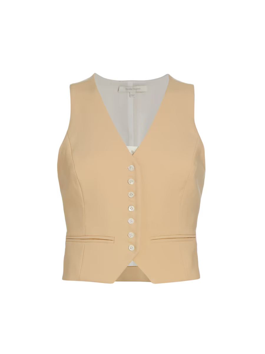 Margaret Cropped Vest Top | Saks Fifth Avenue