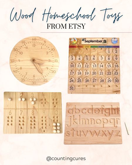 Wood toys are perfect for Homeschool! It doesn't break easily and kids can play with it interactively!

#GiftIdeas #HomeschoolEssentials #ClassroomDecor #MontesorriToys #ToddlerGifts

#LTKfamily #LTKHoliday #LTKkids