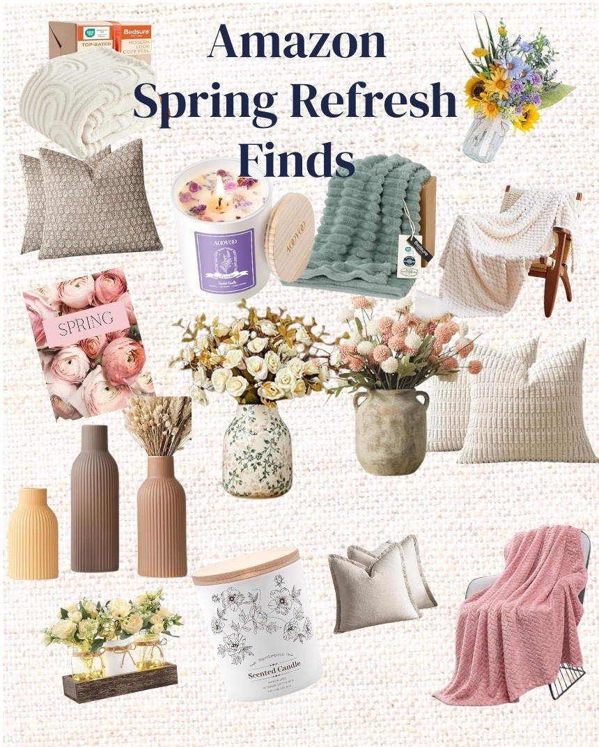 Giving my home a little spring refresh without overcomplicating it 🌿
these are the pieces that instantly make everything feel lighter, brighter, and more put together ✨
linking all my favorite finds here.

#LTKSaleAlert #LTKSeasonal #LTKHome