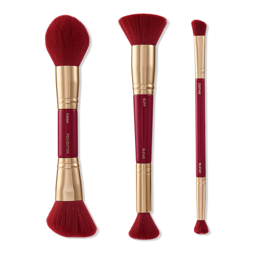 Spectrum Very Cherry 3 Piece Dual Ended Face Brush Set | Ulta