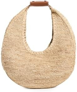 STAUD Women's Large Raffia Moon Tote Bag | Amazon (US)