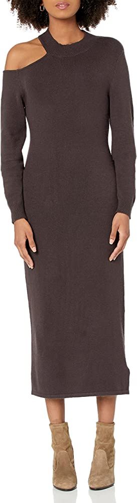 The Drop Women's Aaron Cut-Out Mock-Neck Midi Sweater Dress | Amazon (US)